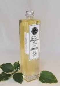 Grapeseed Oil - Pure and Natural (Vitus vinifera) 250ml/Aceite de Semilla de Uva -Puro y Natural (Vitus vinifera) 250ml (100ml) by NHR Organic Oils