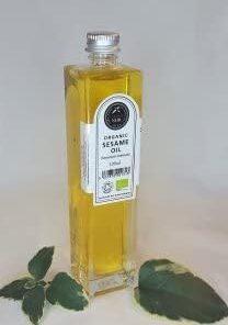 Organic Sesame Oil *Fairtrade* (Sesamum indicum) 250ml/Aceite Orgánico de Sésamo *Comercio Justo* (Sesamum indicum) 250ml (100ml) by NHR Organic Oils