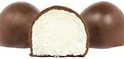Bolitas de Coco bañado en chocolate, 1 kgr El delicioso relleno de coco y su fina cobertura de chocolate unidos aportan un sabor exquisito.