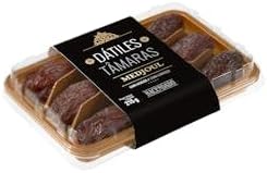"Dátiles Medjoul con hueso Hacendado Bandeja 215 g Pack 2"