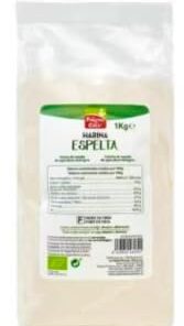 Harina de Espelta, Orgánica, Molida Fina, 1 kg. Pack de 2