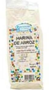 Harina de Arroz, 500 g, Ingrediente Natural para Cocina y Repostería. Pack de 4