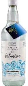 Pack de 3 - Agua del Océano Atlántico Agua de Mar Pura e Hipertónica (1 Litro) – Algamar Filtrada para Cocina y Consumo Mineral – Lote de 3 Litros (3x1L)