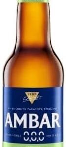 Cerveza Ambar Triple Zero 0.0.0 25 cl pack 24 botellines