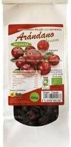 Arándano Rojo Deshidratado con Sirope de Manzana – Pack de 2 (2 x 125g) – 250g de Superalimento Antioxidante – Sin Azúcar Refinado – Rico en Vitamina C y Fibra – Ideal para Desayunos y Snack Saludable