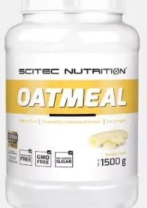 Pack de 2 - Harina de Avena Integral Instantánea Sabor Plátano (Bote de 1500 g) – Formato Max de Nutrición Deportiva y Desayunos – Lote de 3000 g (3 kg)