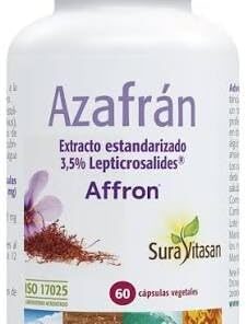 Pack de 2 Lotes de Extracto de Estigmas de Azafrán para el Equilibrio Emocional – 120 Cápsulas Totales (2 x 60 Caps) – Fórmula Concentrada con Crocus sativus de Alta Pureza