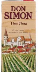 VINO TINTO DON SIMÓN BRIK 1L (12 UNIDADES)