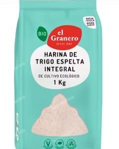 Harina de Trigo Espelta Integral 1 kg. Pack de 2