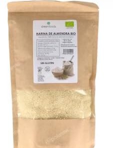 Harina de Almendra, Sin Gluten, 400 g.