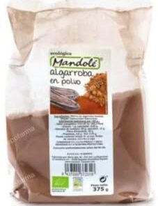 Harina de Algarroba en Polvo, 375 g. Pack de 2