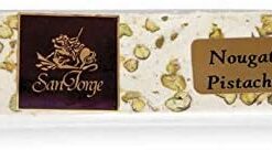 Turrón Nougat de Pistacho - Formato de 300 gramos - Dulce típico francés similar al turrón - Elaborado en España
