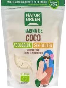 Harina de Coco, Sin Gluten, 500 g. Pack de 2