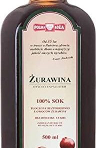 Jugo de arándano 100% sin azúcar 500 ml Polska Roża