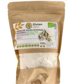 Harina de Avena Integral sin Gluten, 500g. Pack de 3