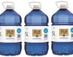 Solan de Cabras - Natürliches Mineralwasser - 5L pack de 3 botellas