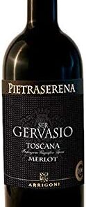 Ser Gervasio Merlot IGT Toscana Pietraserena Vino Tinto Italiano (1 botella 75 cl.)