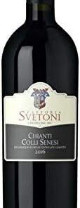 vino tinto italiano Vino Chianti Colli Senese DOCG Fattoria Svetoni (1 botella 75 cl.)
