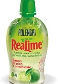 Polenghi - Zumo Crítico de Lima, Producto Italiano, Jugo Exprimido Concentrado, Ideal para Salsas, Marinados, Platos de Carne, Pescado, Ensaladas y Bebidas Producto Natural, 200ml (Paquete de 6)
