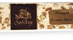 Turrón Nougat Frutos Secos - Formato de 300 gramos - Dulce típico francés similar al turrón - Elaborado en España