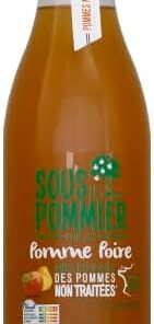 Sous le pommier Pera de jugo de manzana pura, 1 l