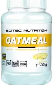 Pack de 2 - Harina de Avena Integral Instantánea Sabor Chocolate Blanco (Bote de 1500 g) – Formato Max de Nutrición y Desayunos – Lote de 3000 g (3 kg)