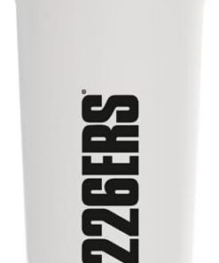 226ERS Shaker, Vaso Mezclador para Suplementos, Blanco 800 ml | capacidad de 800 ml, doble cierre 100% hermético, bola mezcladora para batidos cremosos