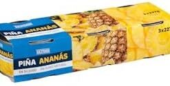 Piña en su jugo Hacendado rodajas 3 latas x 140 g Pack 2
