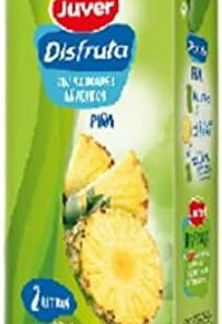 ZUMO DE PIÑA JUVER DISFRUTA BRICK 2 LITROS (6 UNIDADES)