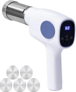 Pasta De Mano PortáTil InaláMbrico Prensa Maker con Moldes Y Cortador,Cocina De Fideos De Pasta MáQuinas AutomáTicas De Prensa De Fideos De La MáQuina,Blanca