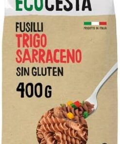 Fusilli de Guisante Verde | 100% Harina de Legumbre | Sin Gluten (SG) | Certificación BIO/Orgánico | Formato 250g
