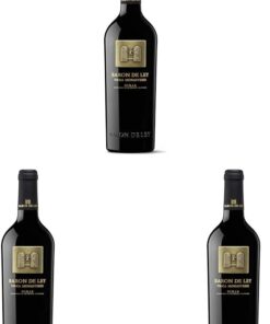 Baron de Ley Finca Monasterio Magnum, Vino Tinto DOC Rioja, Variedad Tempranillo, Sabroso y equilibrado, 1 botella 150 cl (Paquete de 3)