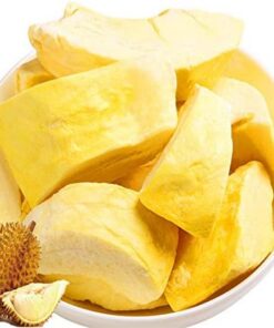 30g Latas de bocadillos crujientes de frutas secas cargadas con almohada dorada liofilizada Durian Seco