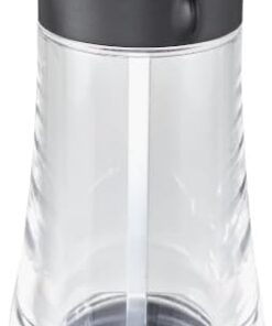 Rösle Molinillo de especias, molinillo de sal y pimienta con niveles ajustables para especias secas, fácil de rellenar, acero inoxidable 18/10, plateado, negro, transparente