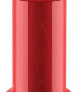 Alessi Totem Domestici ES19 - Molinillo de Sal, Pimienta y Especias de Diseño en Madera de Haya, Negra, Amarilla y Roja