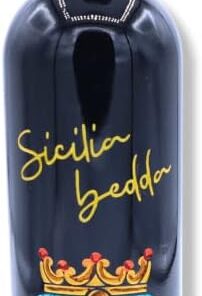 Vino Tinto Syrah Perla de Sicilia I.G.P. Marrón Oscuro decoración Seleccionable, 750 ml - Mujer
