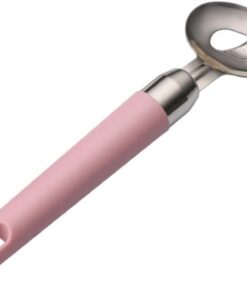 Cabilock Cortador de Fideos Laminados Inoxidable con Mango Antideslizante Rosa Herramienta Manual para Hacer Pasta Fácil y Ergonómica