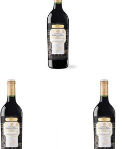 Marques De Riscal Vino Tinto Gran Reserva Denominación de Origen Calificada Rioja, Variedad 100 por ciento Tempranillo, 32 meses en barrica de roble francés, 750 ml (Paquete de 3)