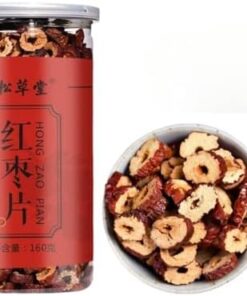 Té Saludable Natural 160g Fechas Rojas Secas Rebanadas Cáscaras De Azufaifo Té De Frutas Secas Té De Frutas Sin Grano 5,64 Oz