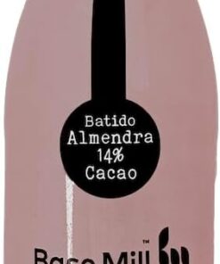 Base Mill Pack x4 Batido de Almendra 14% Ecológico & Cacao (250mL) – 100% Orgánico, Artesanal, Sin Azúcar, Sin Gluten, Vegano, Alto en Proteínas, Bajo en Grasas Saturadas