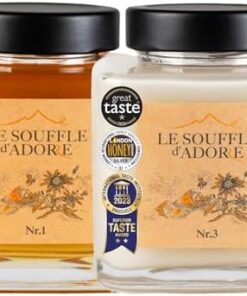 Pack Dúo Miel de Acacia y Esparceta – 100% Natural, Pura, Miel de Abeja, Sin Azúcar Añadido, Sin Aditivos, Sin Conservantes, Sabor Suave, Cremosa, Calidad Natural