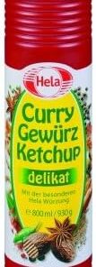 Ketchup curry suave Hela 800 ml