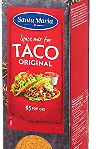 Santa Maria - Sazonador Tacos, Seasoning mix, Mezcla de especias - 532 g | Mezcla de especias Tex-Mex. Formato hostelería 532 g. Apto para carne, pollo, verduras y recetas mexicanas