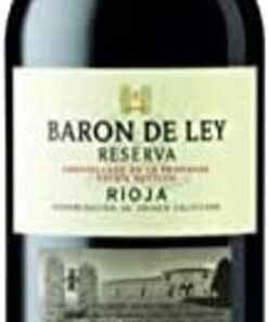 Baron de Ley Reserva | Vino Tinto DOC Rioja | 750 ml | Variedad Tempranillo | Fruta y Complejidad | Perfecto para Acompañar Platos como Patatas a la Riojana o Potaje de Patatas (Paquete de 6)