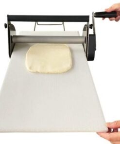 Laminadora de masa, rodillo de masa de pizza, equipo para hacer fideos y pasta para enrollar masa eficientemente, ideal para pizzerías y panaderías