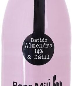 Base Mill Pack x4 Batido de Almendra 14% & Dátil (250mL) – 100% Vegano, Artesanal, Sin Azúcar, Sin Gluten, Alto en Proteínas, Bajo en Grasas Saturadas
