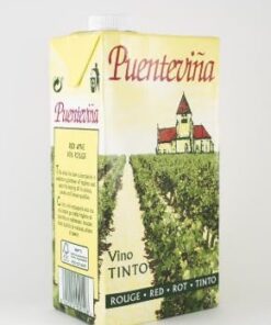Vino Puenteviña Tinto Brick 1l 10º pack de 12