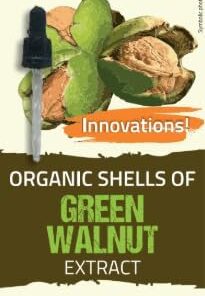 Extracto orgánico de nuez verde (Juglans regia) – Tintura de extracto líquido 50 ml