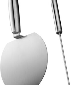 SHINEOFI Juego de Utensilios y Palo para Hacer Pasta para Hacer Fideos de Acero Inoxidable, Cortador de Masa Duradero Adecuado para Uso en Casa y Viaje