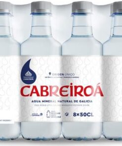 Agua Mineral Natural de Galicia Sin Gas CABREIROÁ Pack 8 Botellas PET 50 cl.